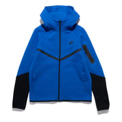 Men's Nike Tech Full-Zip Fleece Windrunner Hoodie - Game Royal/Black