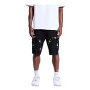 Men's Crysp Denim Shorts Black CRY-SUM26-021-JETBK