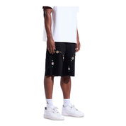 Men's Crysp Denim Shorts Black CRY-SUM26-021-JETBK