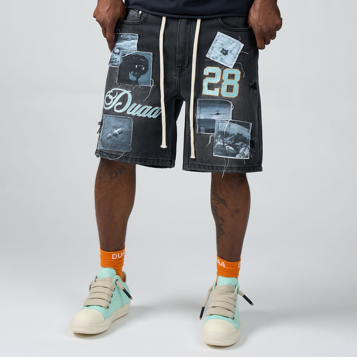Men's Duaa Movie Blue Short Movie-Blue