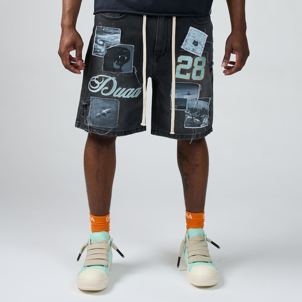Men's Duaa Movie Blue Short Movie-Blue
