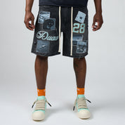 Men's Duaa Movie Blue Short Movie-Blue