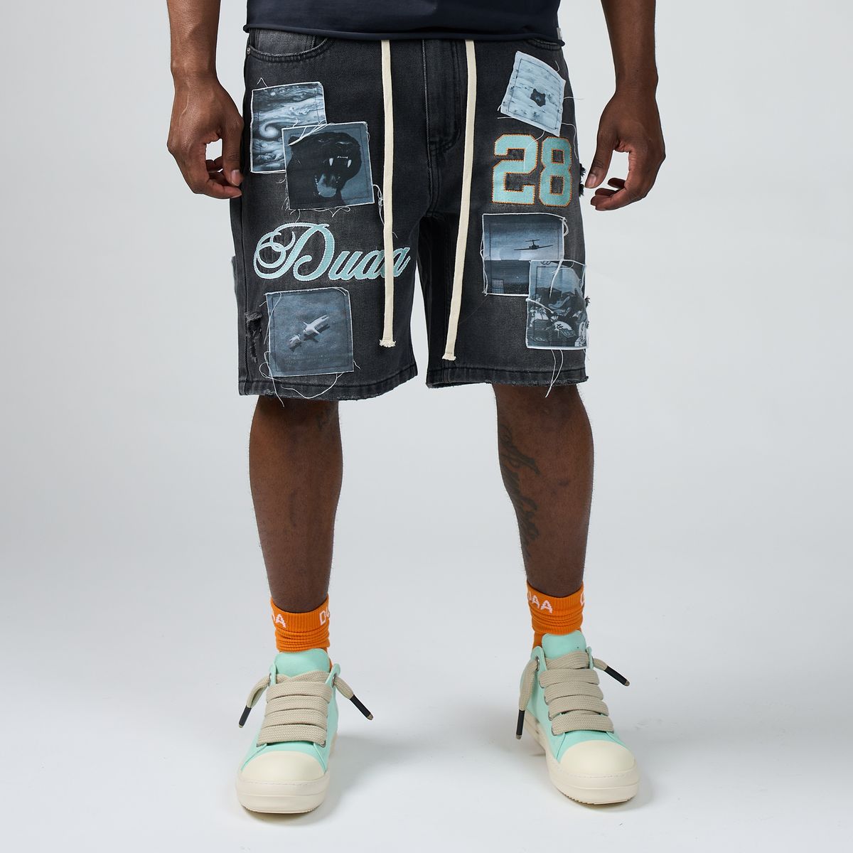 Men's Duaa Movie Blue Short Movie-Blue