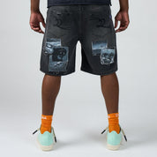 Men's Duaa Movie Blue Short Movie-Blue