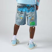 Men's Duaa Surf Short Blue Surf-Blue