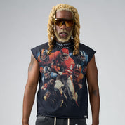 Men's Duaa Squad Cutoff T-Shirt Grey Squad-grey