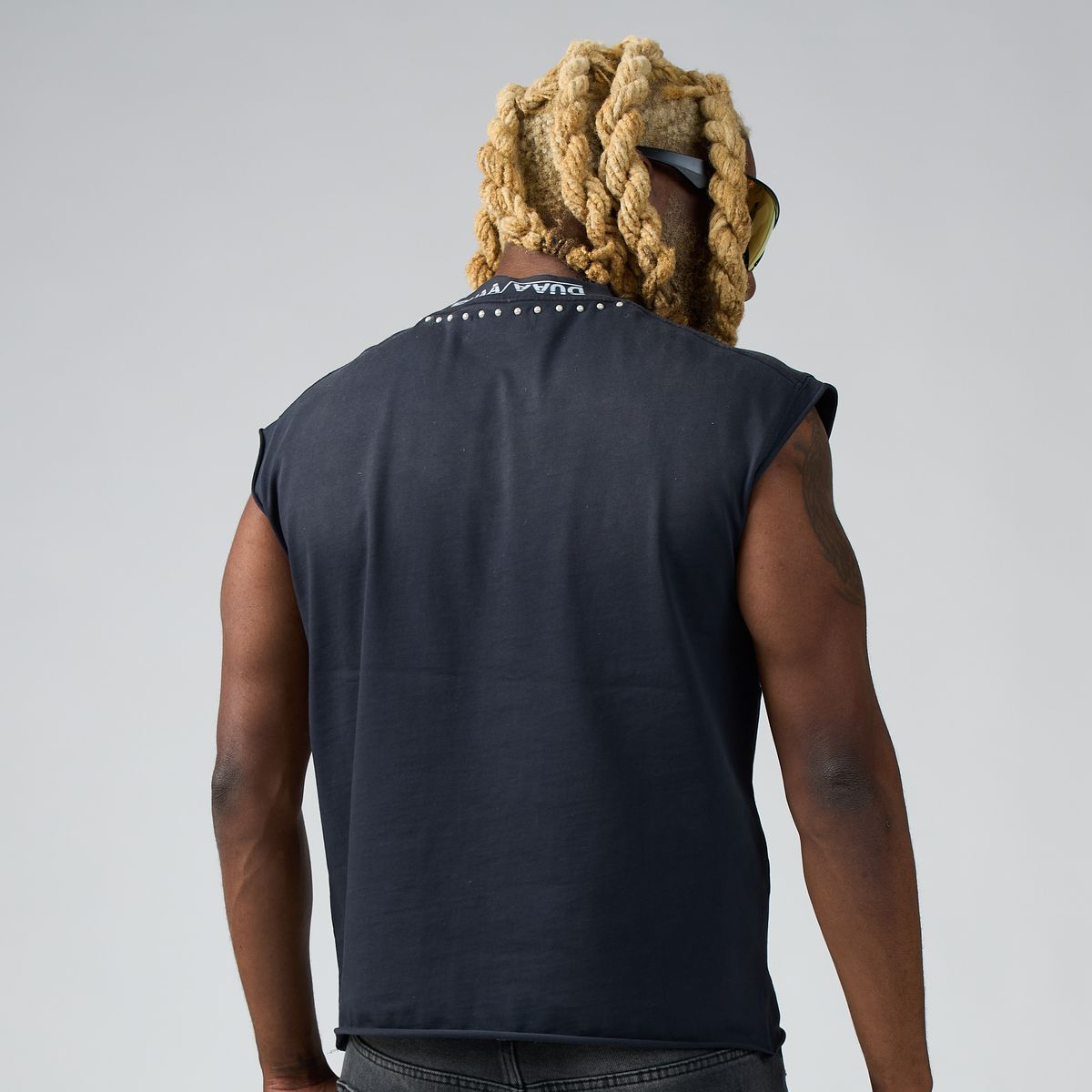 Men's Duaa Squad Cutoff T-Shirt Grey Squad-grey