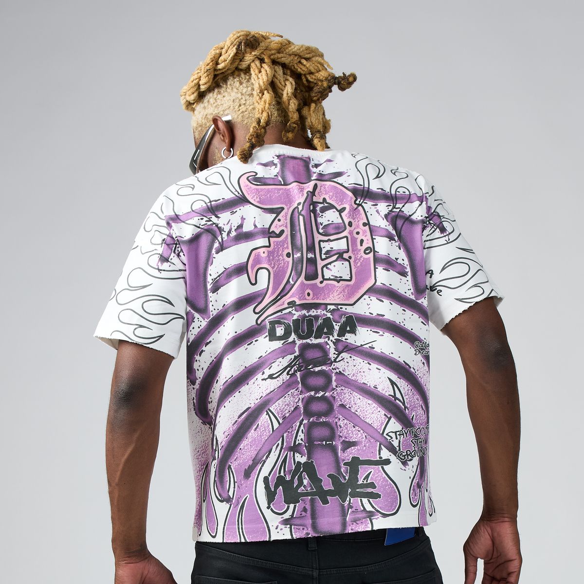 Men's Duaa Xray T-Shirt Xraytee-purpl