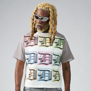 Men's Duaa Grid T-Shirt Grid-multi