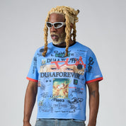 Men's Duaa Thoughts T-Shirt Blue Thoughts-blue
