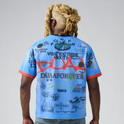 Men's Duaa Thoughts T-Shirt Blue Thoughts-blue