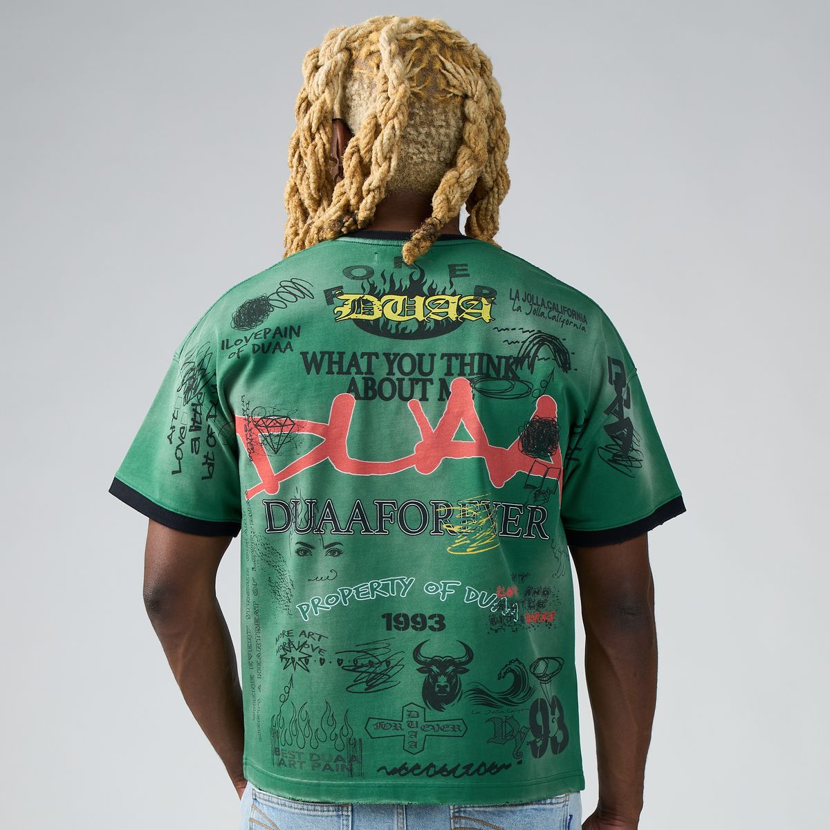 Men's Duaa Amazon T-Shirt Green Amazon-Grn