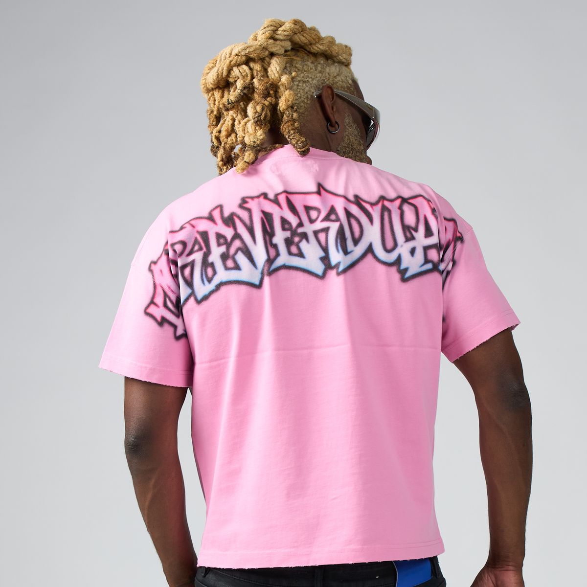 Men's Duaa Alien T-Shirt Pink Alien-pnk