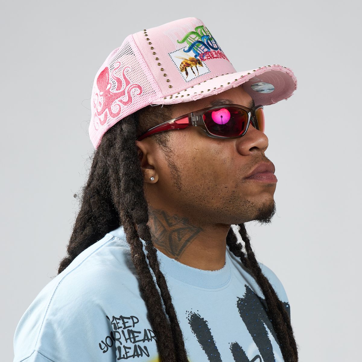 Men's Duaa Air Hat Pink Airhat-Pink