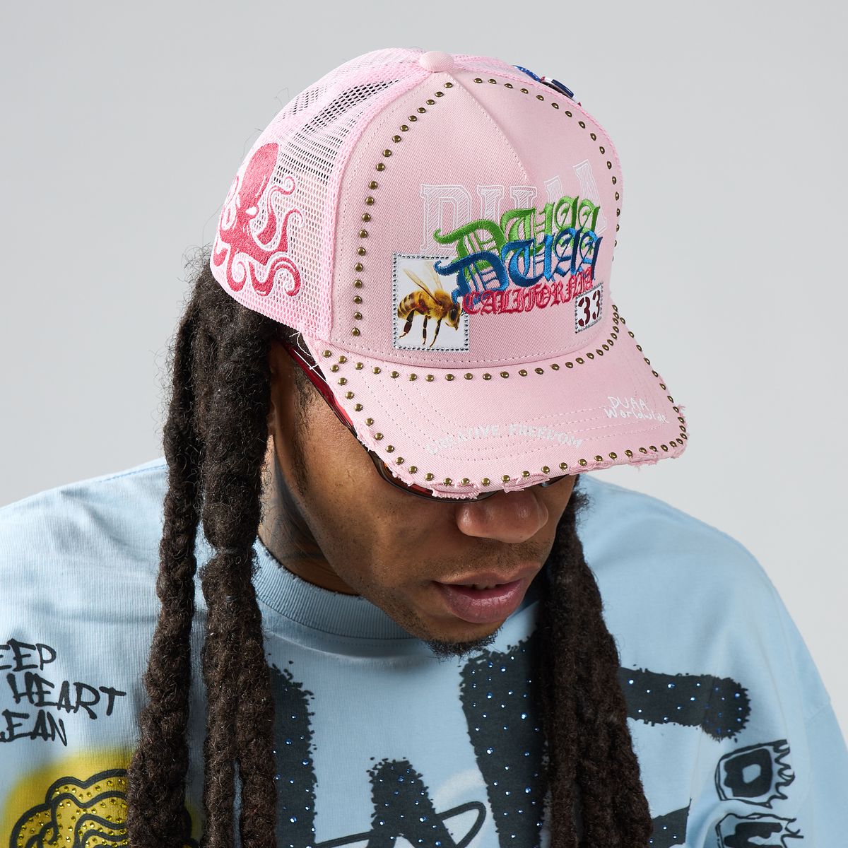 Men's Duaa Air Hat Pink Airhat-Pink
