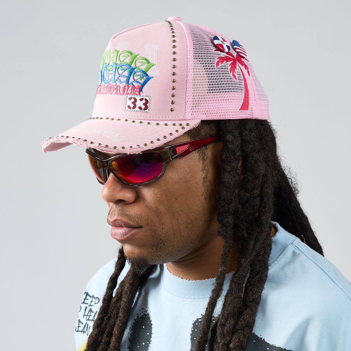 Men's Duaa Air Hat Pink Airhat-Pink