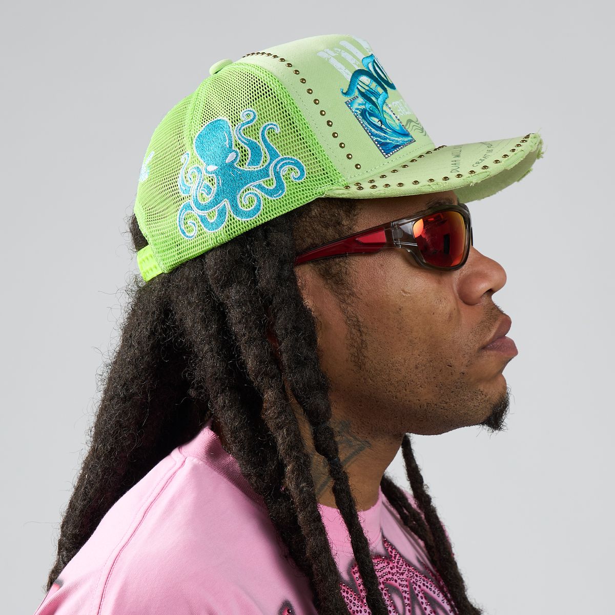 Men's Duaa Wave Hat Green Wavehat-Grn