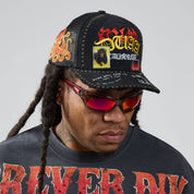 Men's Duaa Stone Hat Black Stonehat-Blk