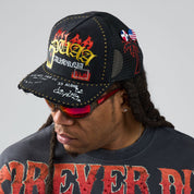 Men's Duaa Stone Hat Black Stonehat-Blk