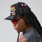 Men's Duaa Stone Hat Black Stonehat-Blk