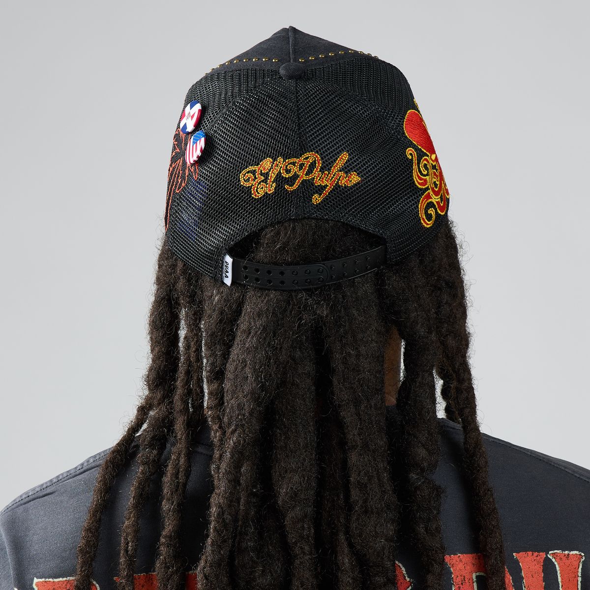Men's Duaa Stone Hat Black Stonehat-Blk