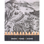 12pc Studio Works High Quality Charcoal Artists Deep Tone Pencils