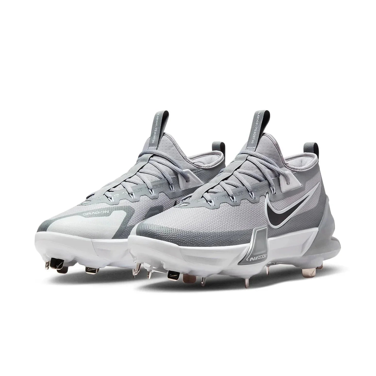 Nike Force Zoom Trout Elite FB2906-002 Men's Gray Baseball Cleats RHS8335