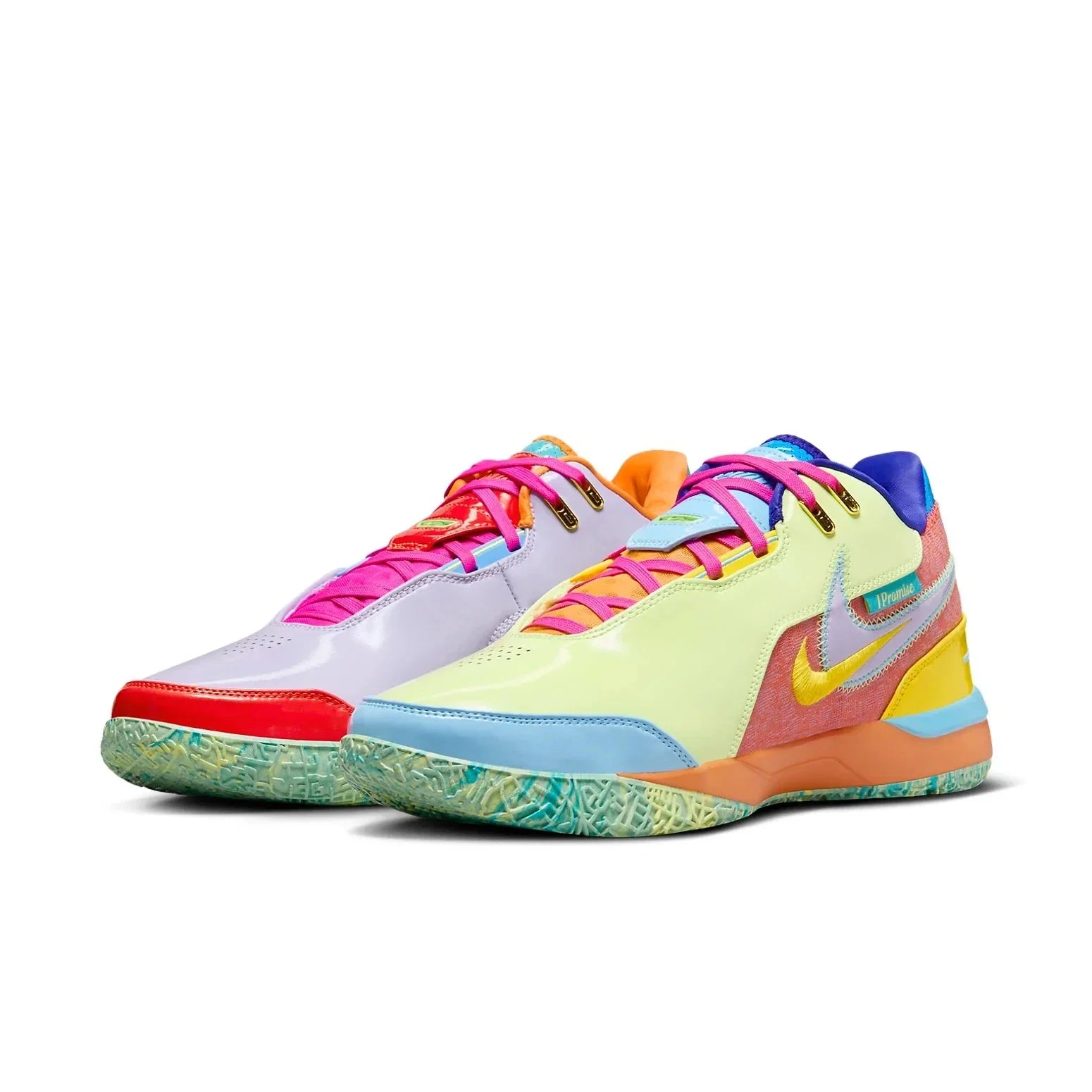 Nike LeBron NXXT Gen AMPD FZ7885-500 MensMulticolor Basketball Shoes LIQ1112