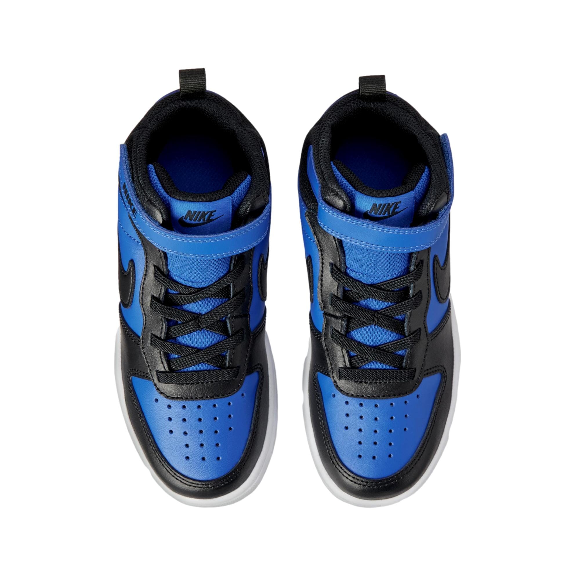Pre-School Nike Court Borough Mid 2 Game Royal / Black / White CD7783-404