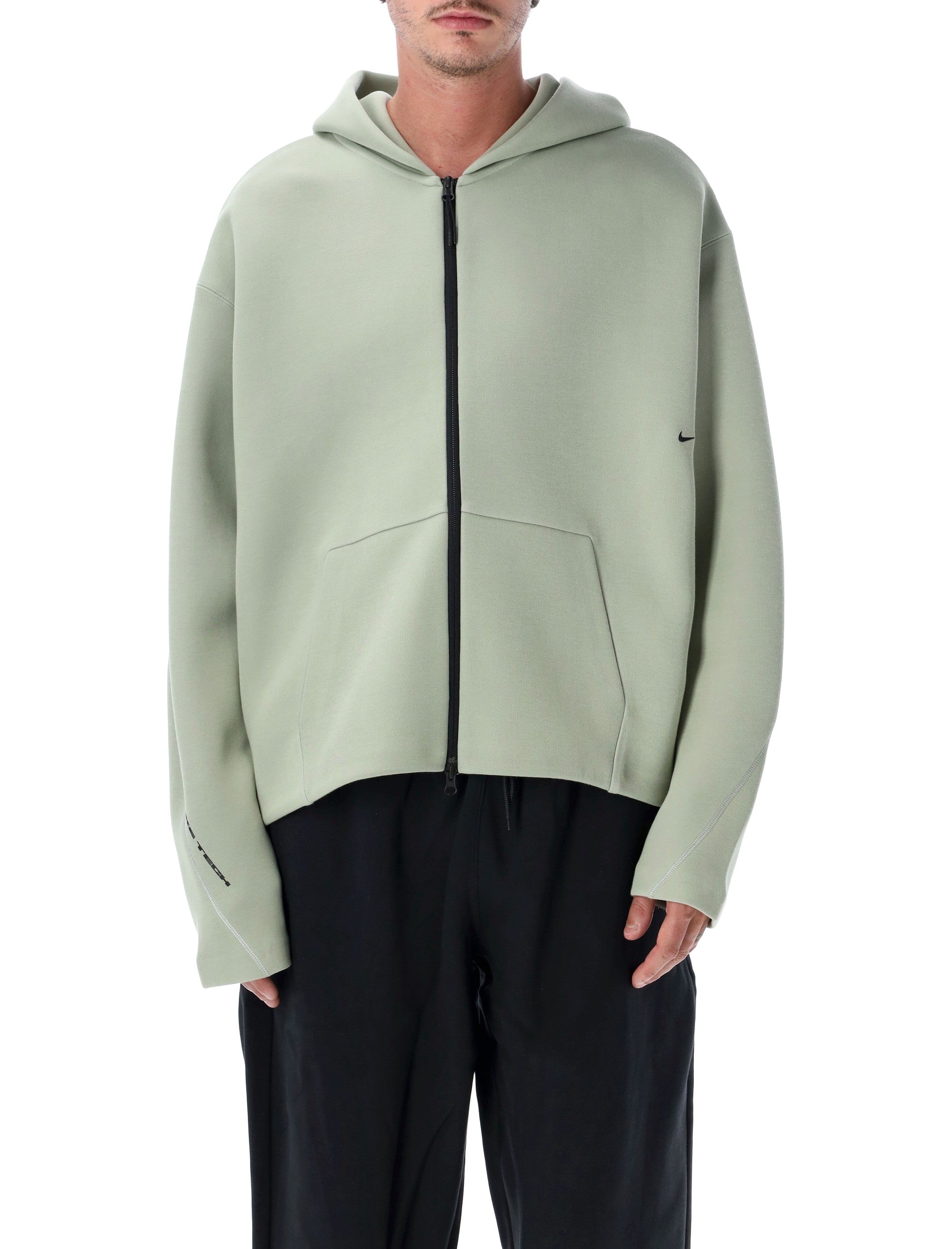 Relaxed-Fit Tech Zip Hoodie