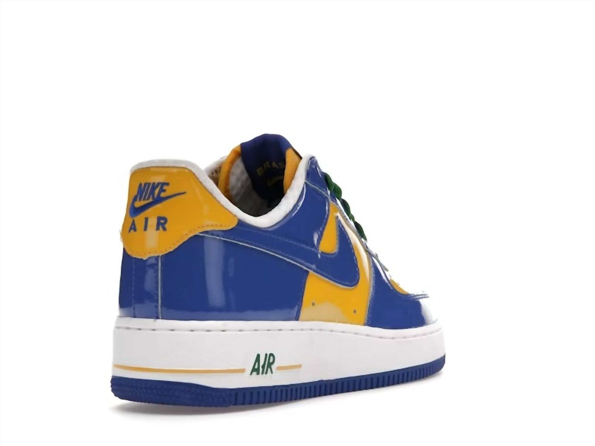 Men's Air Force 1 Premium Brazil World Cup Limited Edition Sneakers In Royal