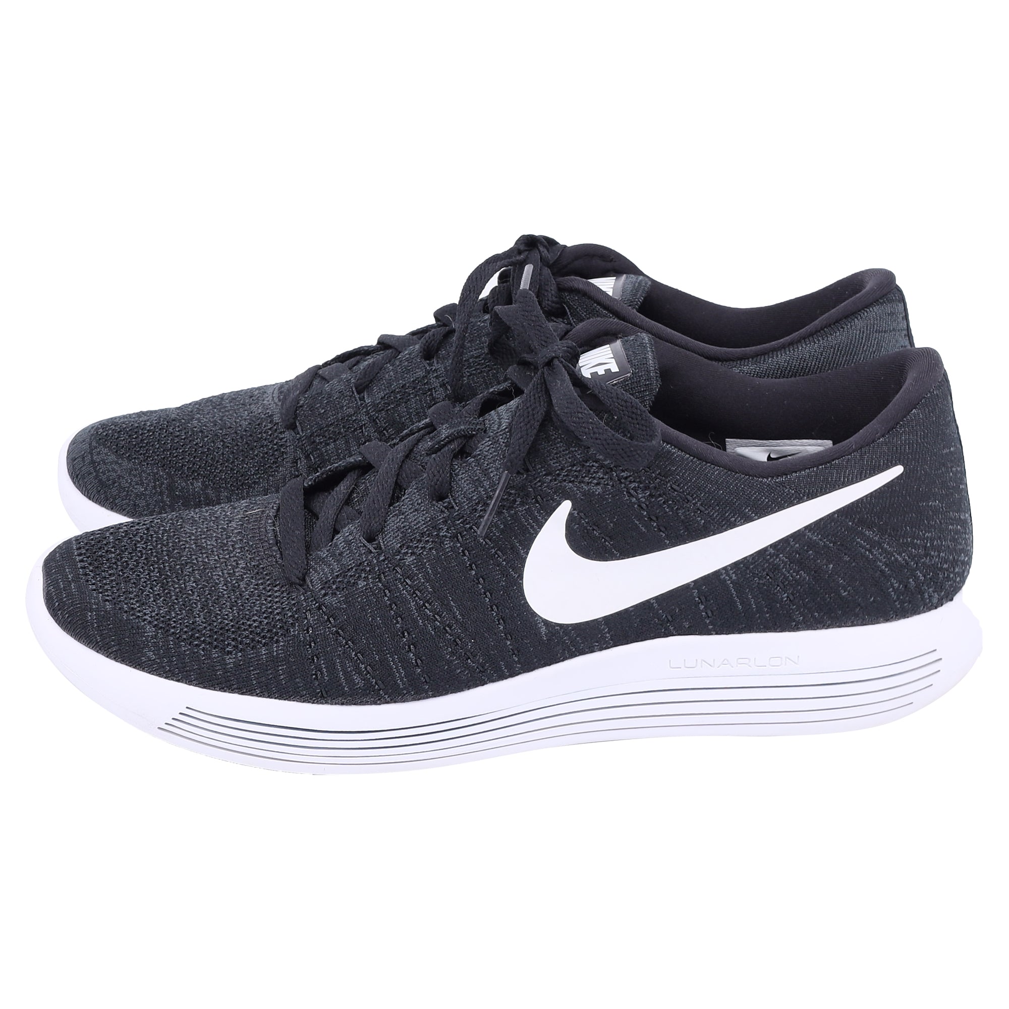 Nike Lunarepic Flyknit Sneakers in Black Polyester