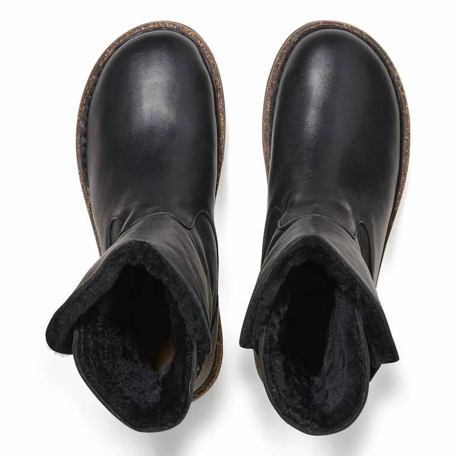 Women's Uppsala Shearling Leather Boots In Black