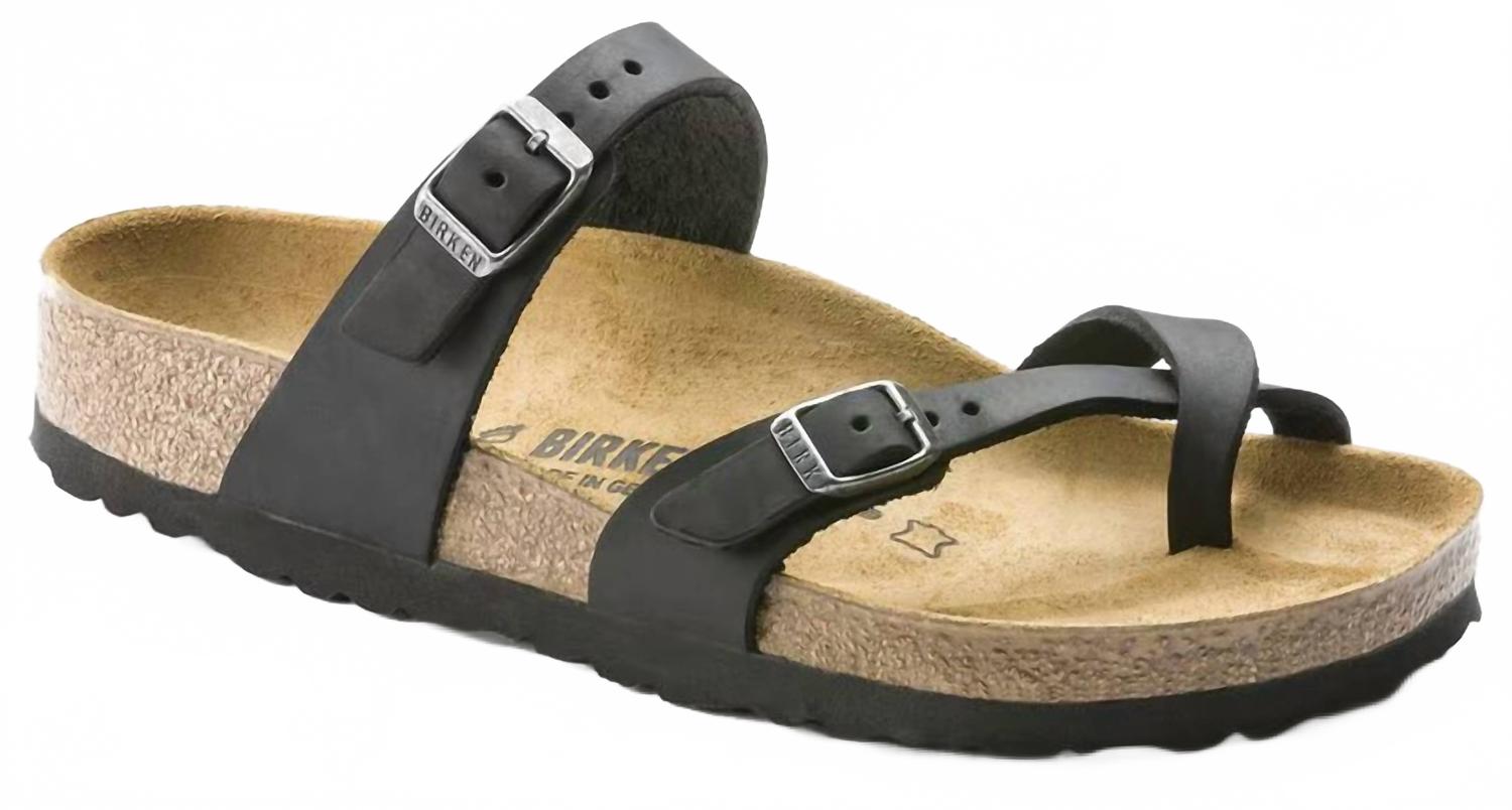 Birkenstock Womens Mayari Oiled Leather - Black