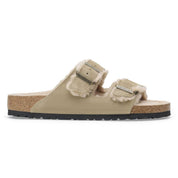 Women's Arizona Shearling Narrow Sandals In Taupe