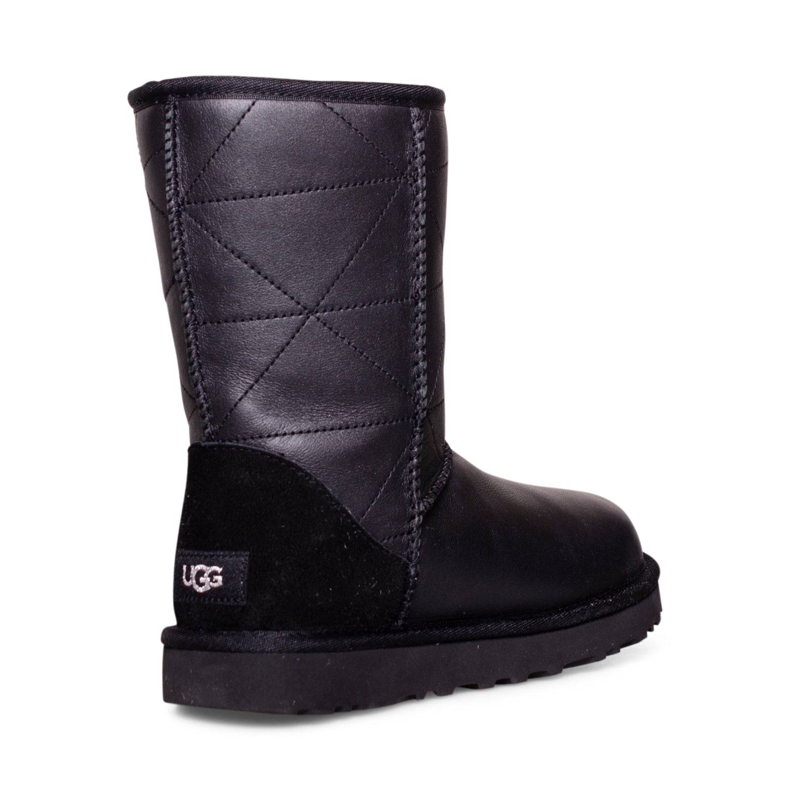 UGG Classic Short Pearlized Black Boots - Women's