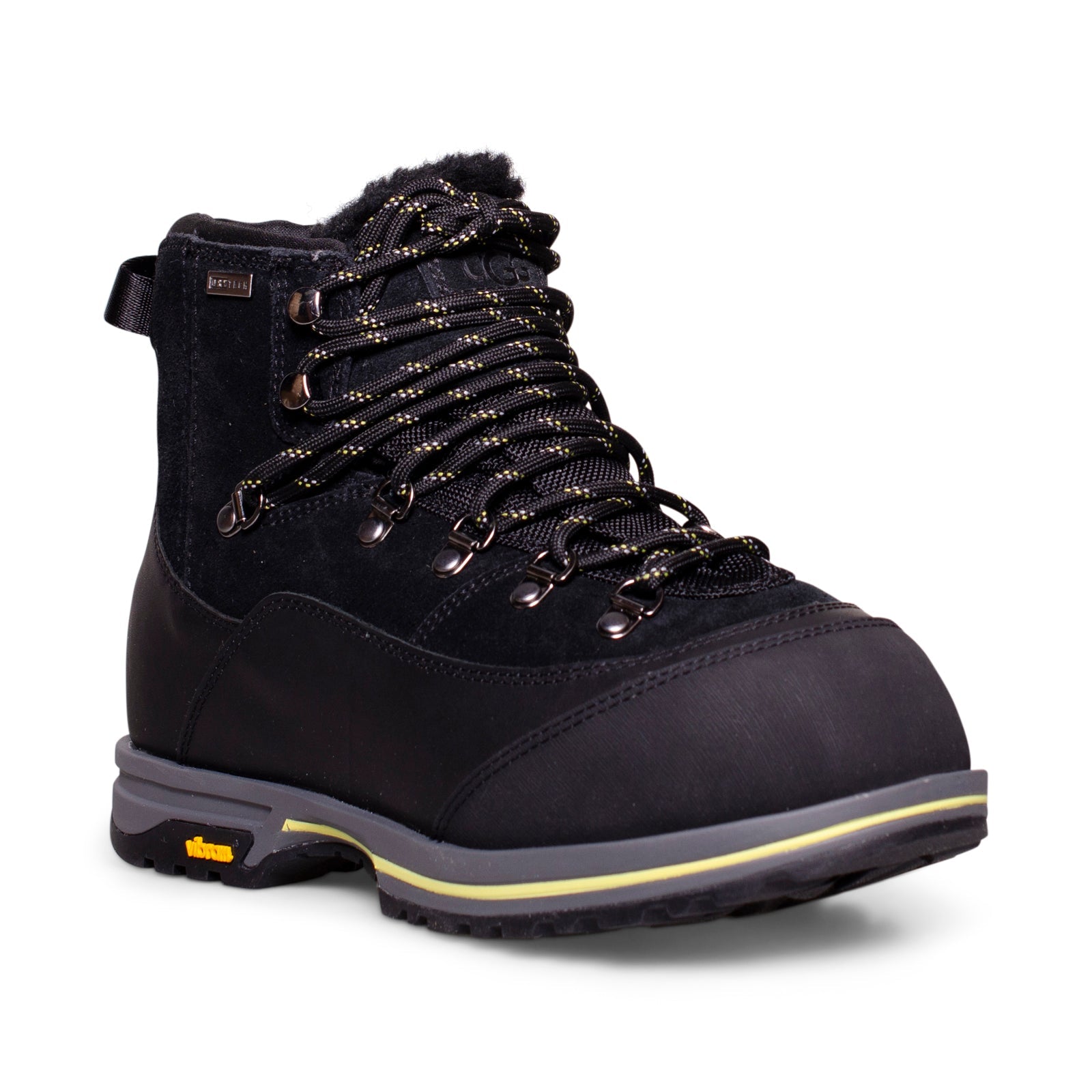 UGG Brecken Lace Black Boots - Women's