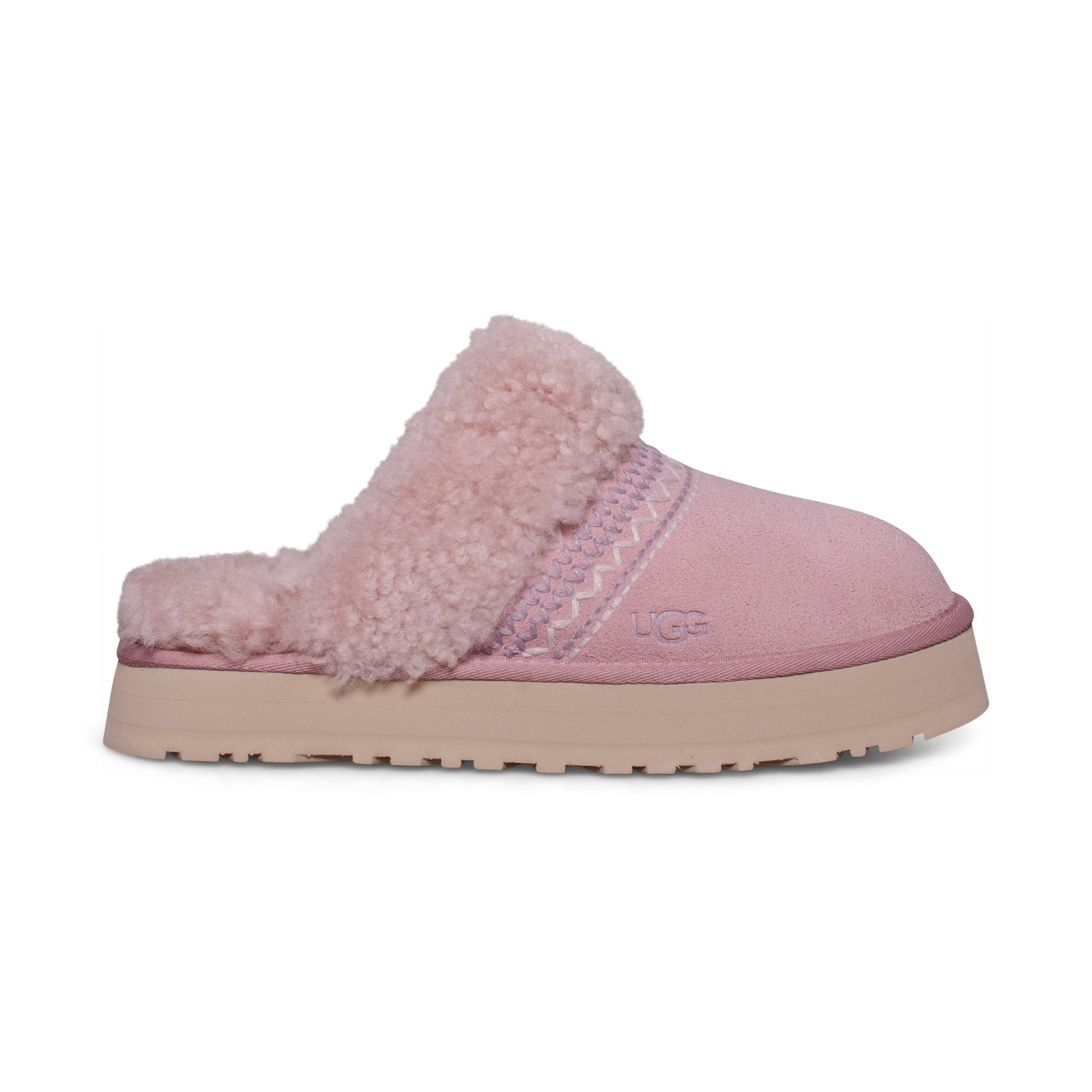 UGG Disquette Atherson Rose Grey Slippers - Women's