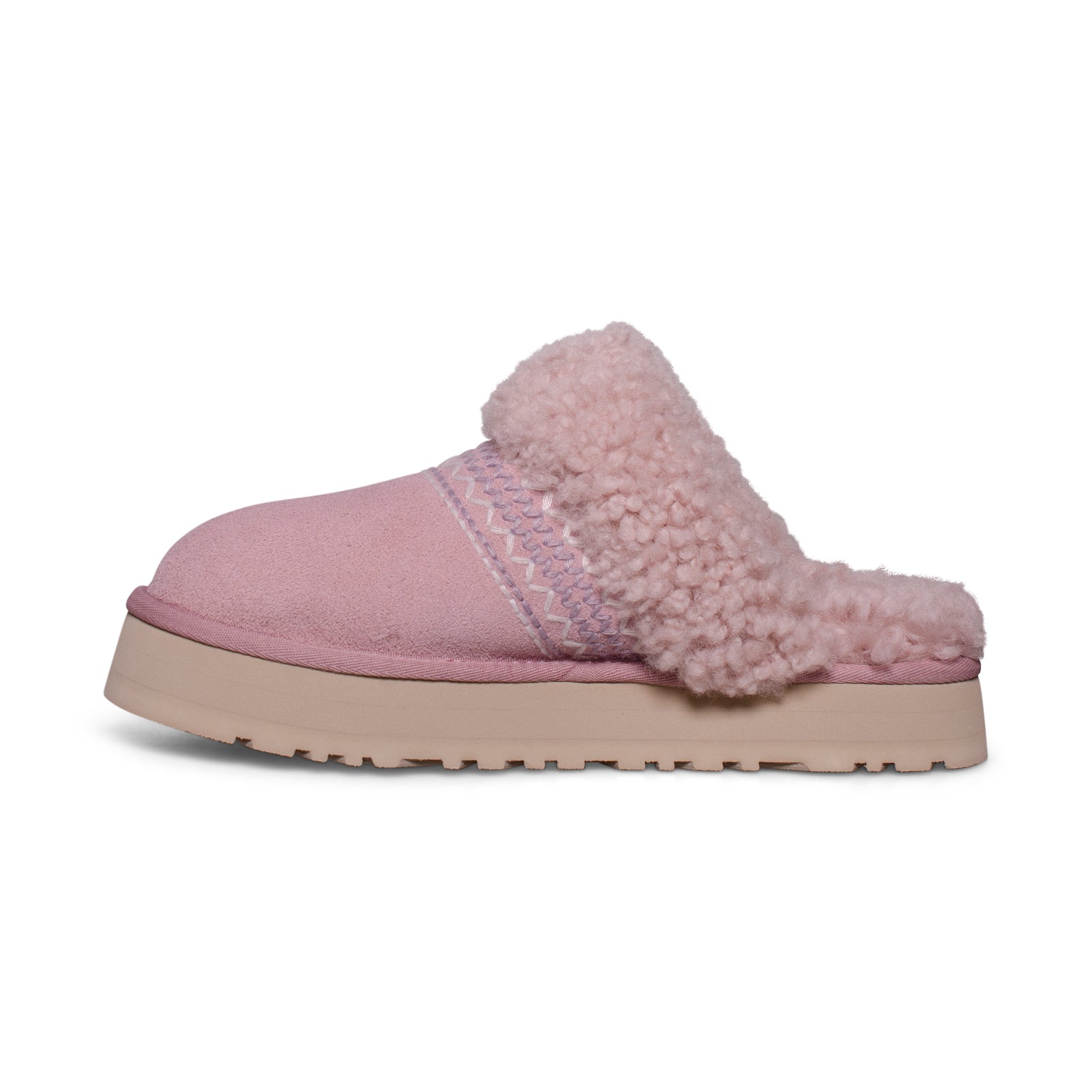 UGG Disquette Atherson Rose Grey Slippers - Women's