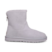 UGG Classic Zip It Mini Glacier Grey Boots - Women's