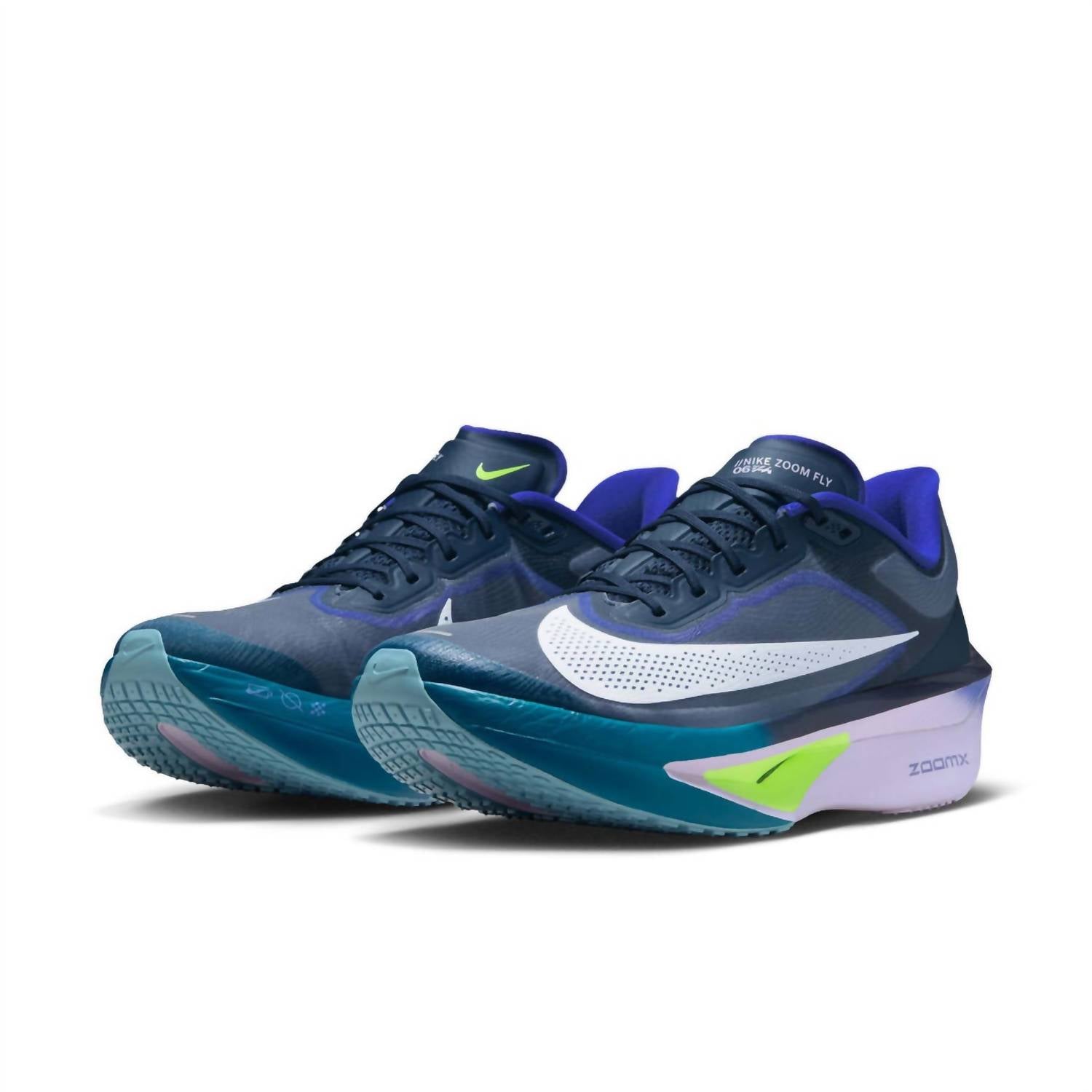 Men's Zoom Fly Shoe In Obsidian/white Persian Violet