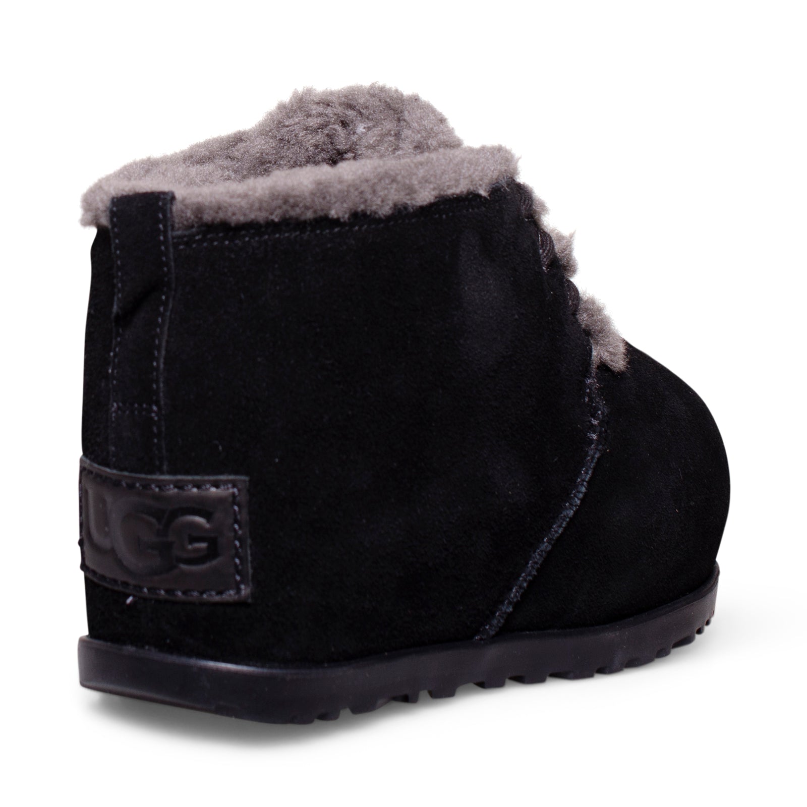 UGG Pumped Lace Up Black Boots - Women's
