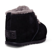 UGG Pumped Lace Up Black Boots - Women's