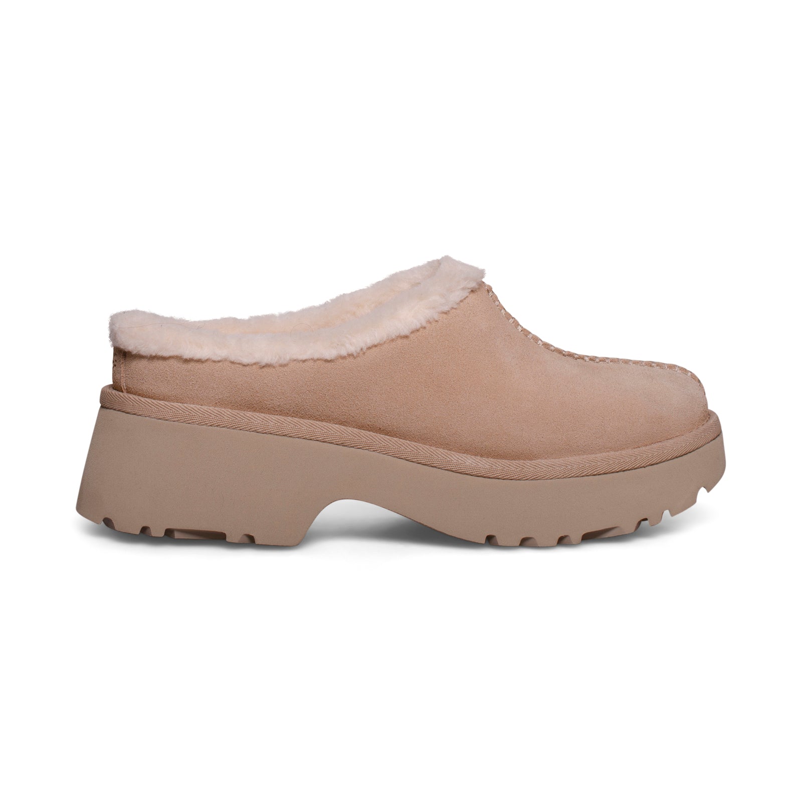 UGG New Heights Cozy Clog Driftwood Shoes - Women's
