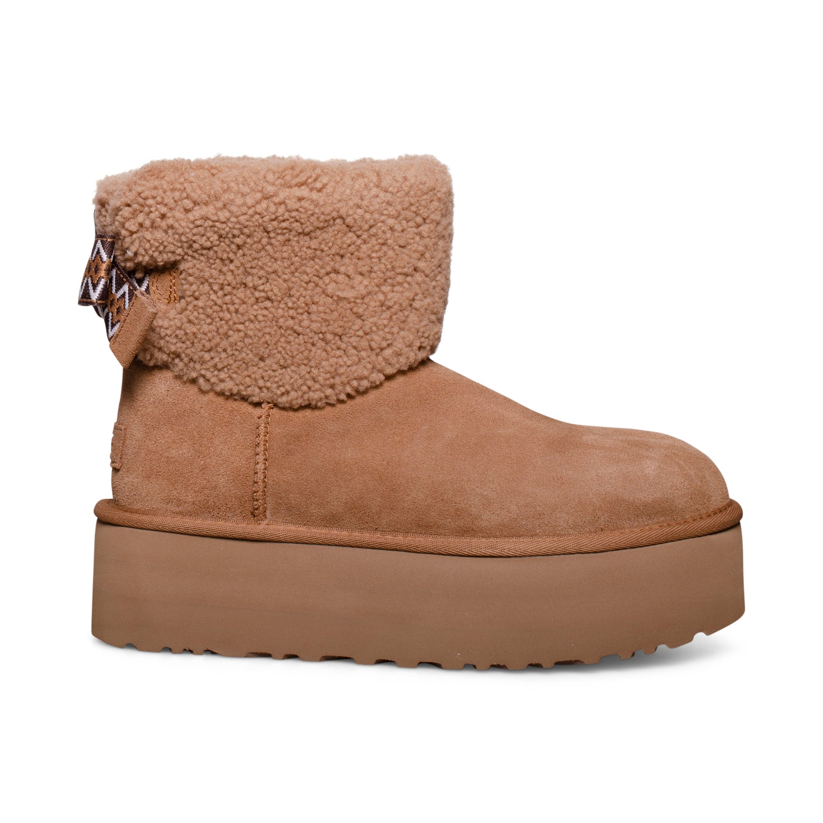 UGG Classic Mini Maxi Curly Chestnut  Boots - Women's
