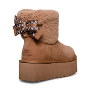UGG Classic Mini Maxi Curly Chestnut  Boots - Women's