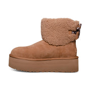 UGG Classic Mini Maxi Curly Chestnut  Boots - Women's