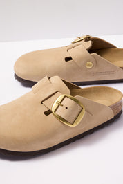 Women's Boston Big Buckle Shoes