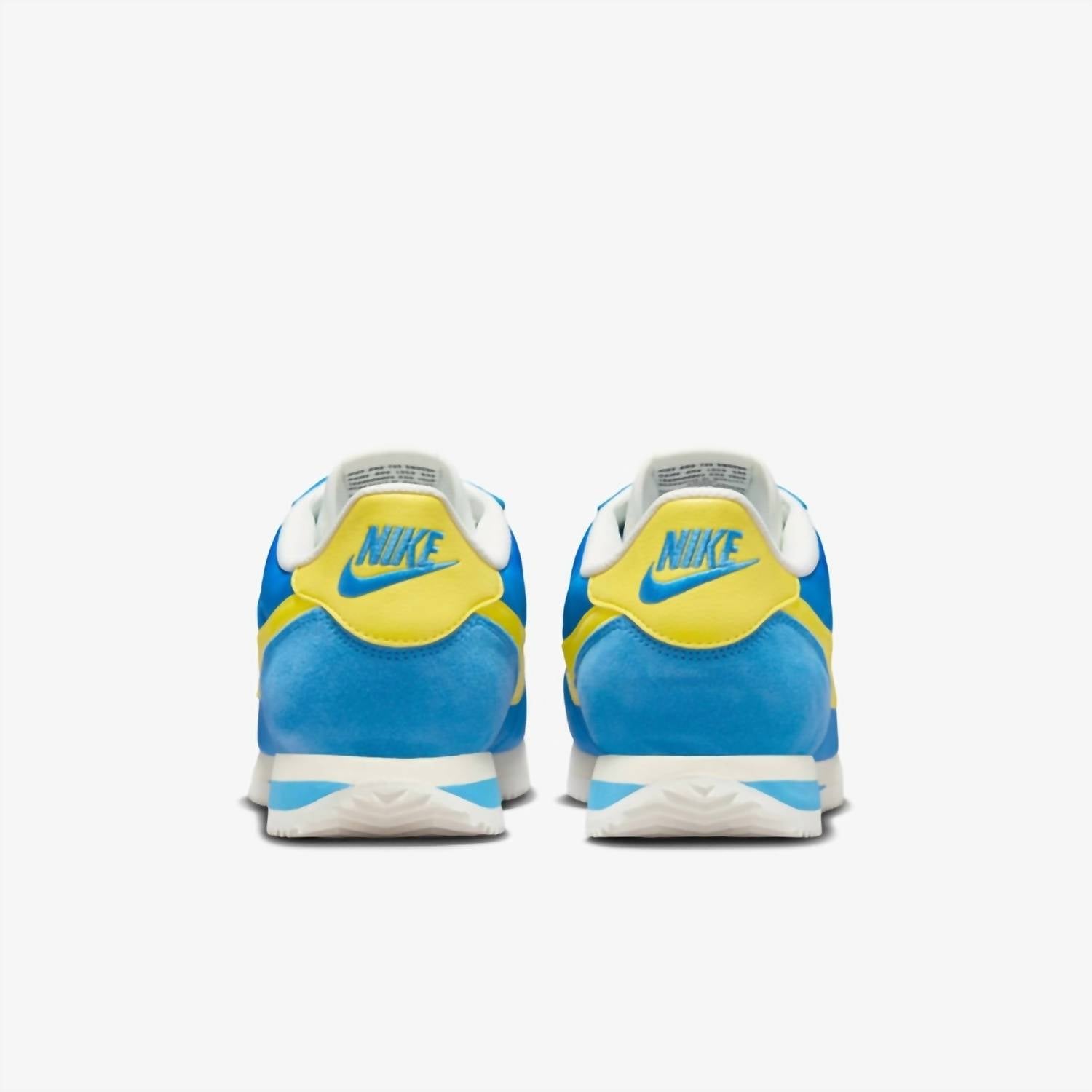 Men's Cortez Textile Sneaker In Blue/lightning-Sail
