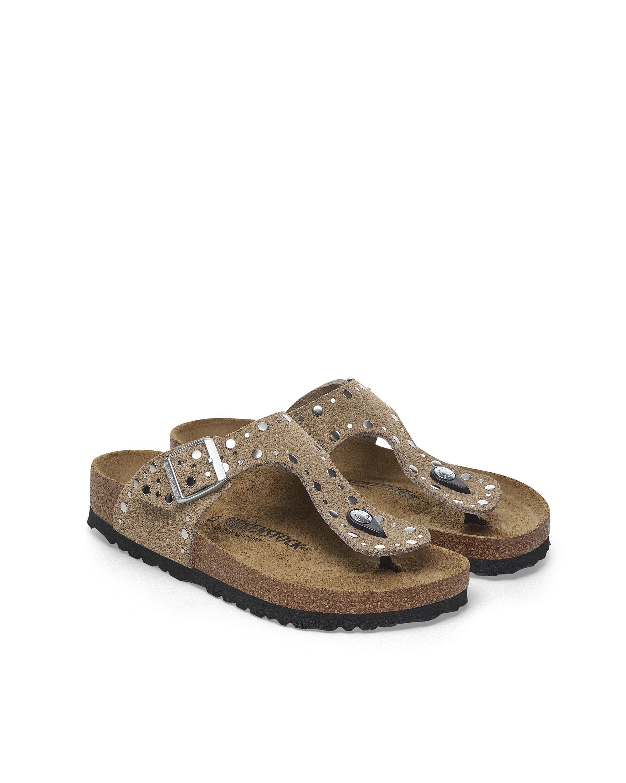 Taupe Gizeh Rivet Sandal